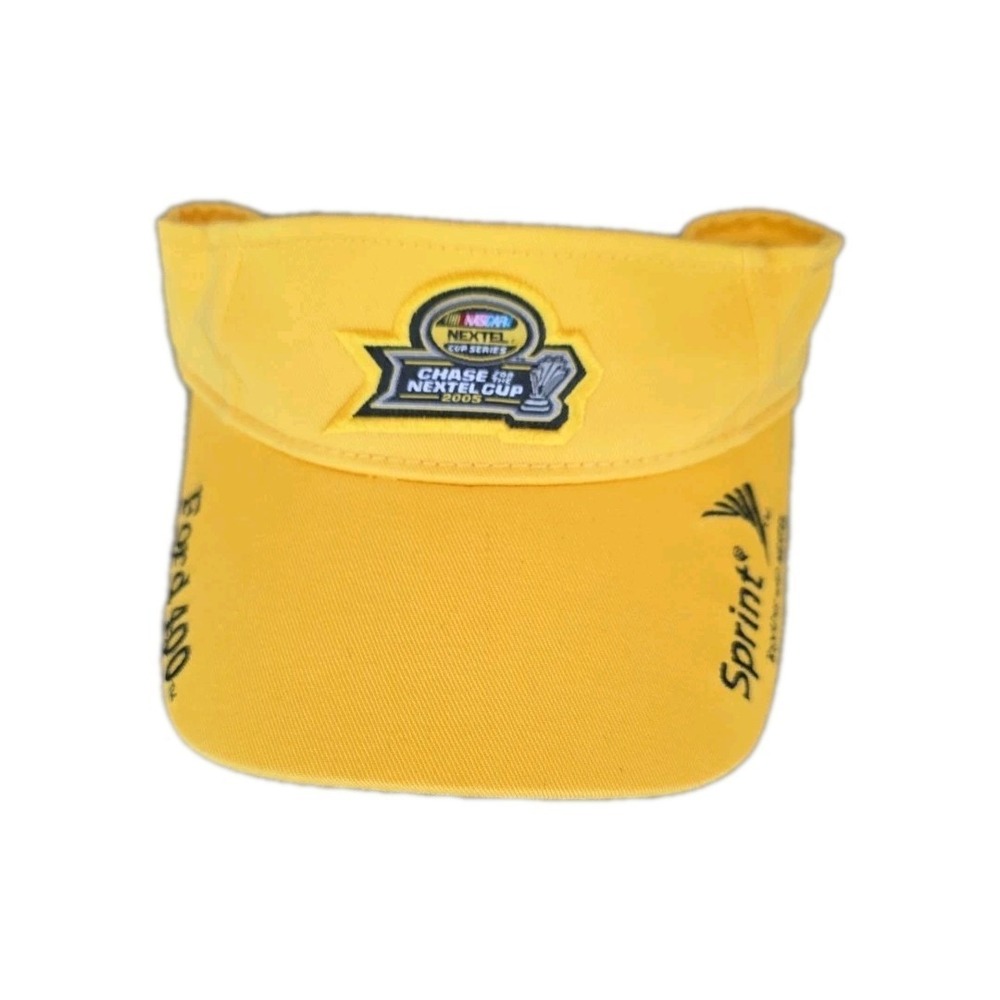 New NASCAR 2005 Visor Hat Chase For Nextel Cup MIAMI FORD 400 Yellow Sprint